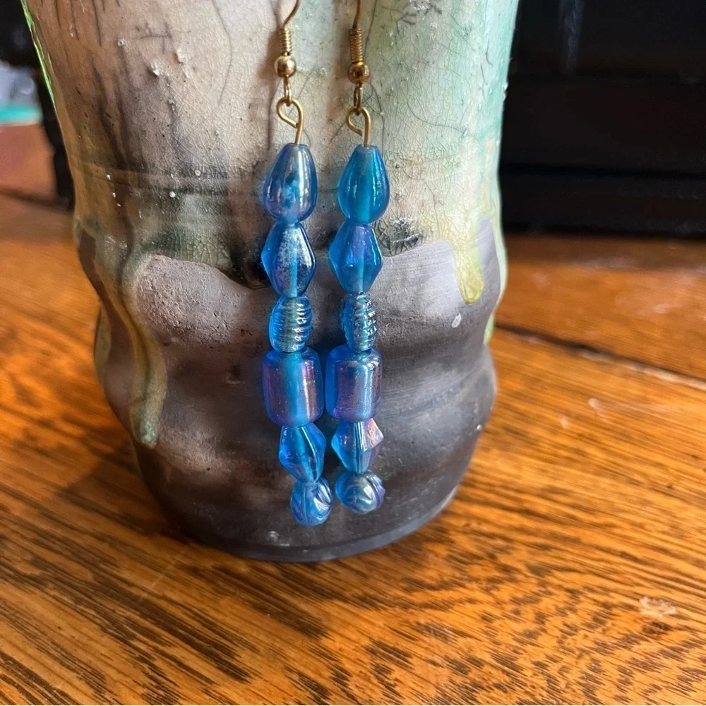 Vintage elegant blue